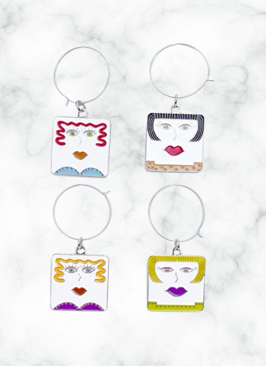 WINE GLASS CHARMS (Original)