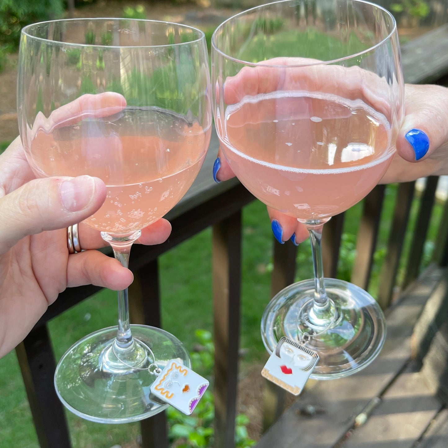 WINE GLASS CHARMS (Original)