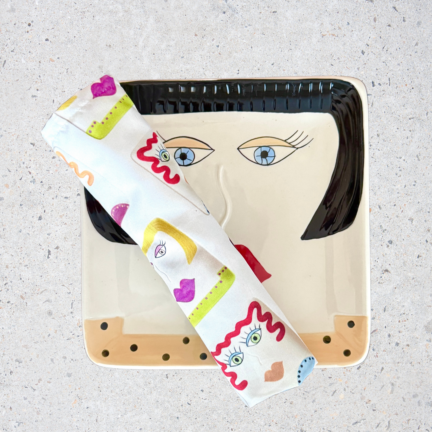 SQUARE SCARF / TABLEWARE NAPKIN - Original Sisters