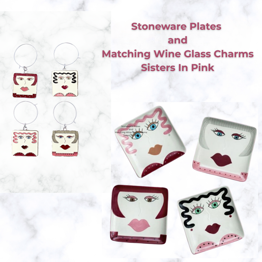 Personality Plates Sisters In Pink Bundle